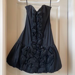 Black mini dress